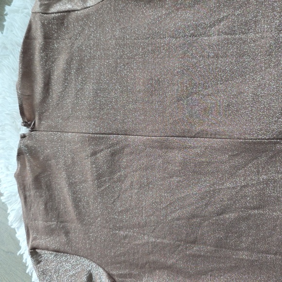 SKIMS Shimmer Catsuit Jumpsuit Umber Womens XL NWT - Picture 11 of 14